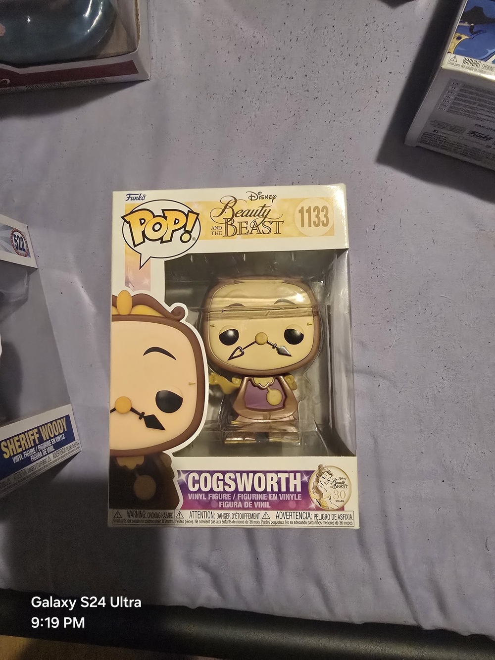 Funko Pop! Disney Beauty and the Beast #1133 Cogsworth